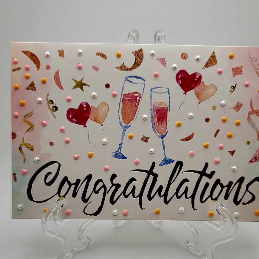 Congratulations Card Small - Picture 3 of 4